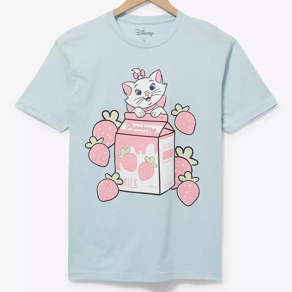 Disney The Aristocats Marie Strawberry Milk Women's T-Shirt - BoxLunch Exclusive